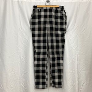 Black Plaid Pants (Never Used)